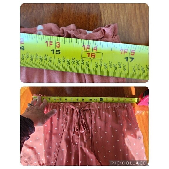 Madewell Drapey Pull-On Shorts Skort Large Polka Dot High Rise Front‎ Tie - Picture 9 of 11